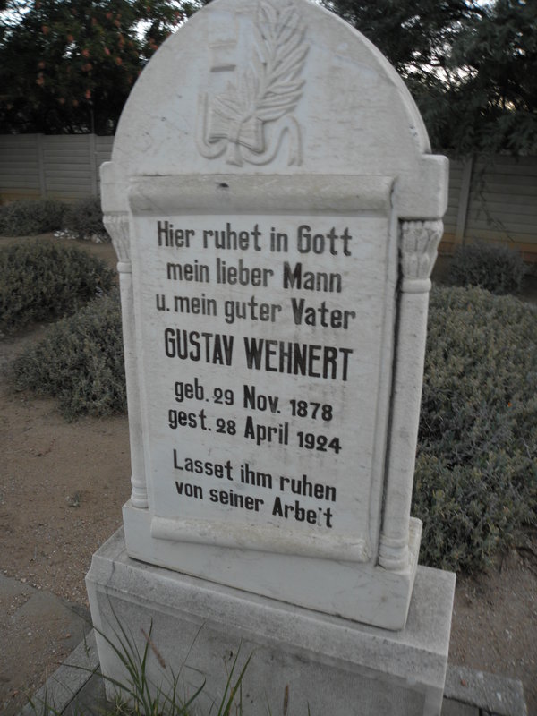 WEHNERT Gustav 1878-1924