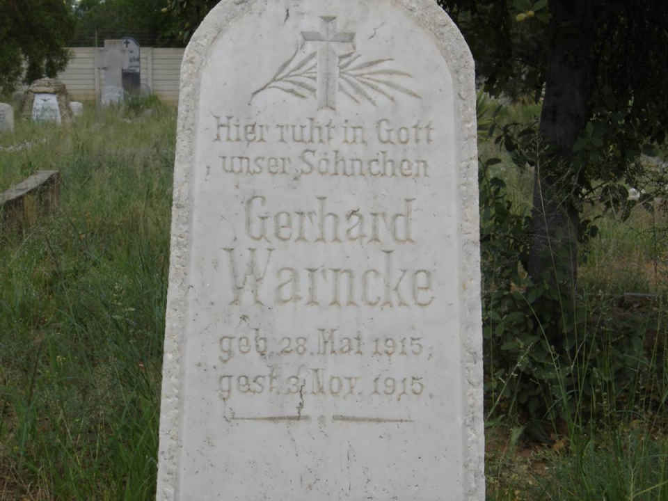 WARNCKE Gerhard 1915-1915