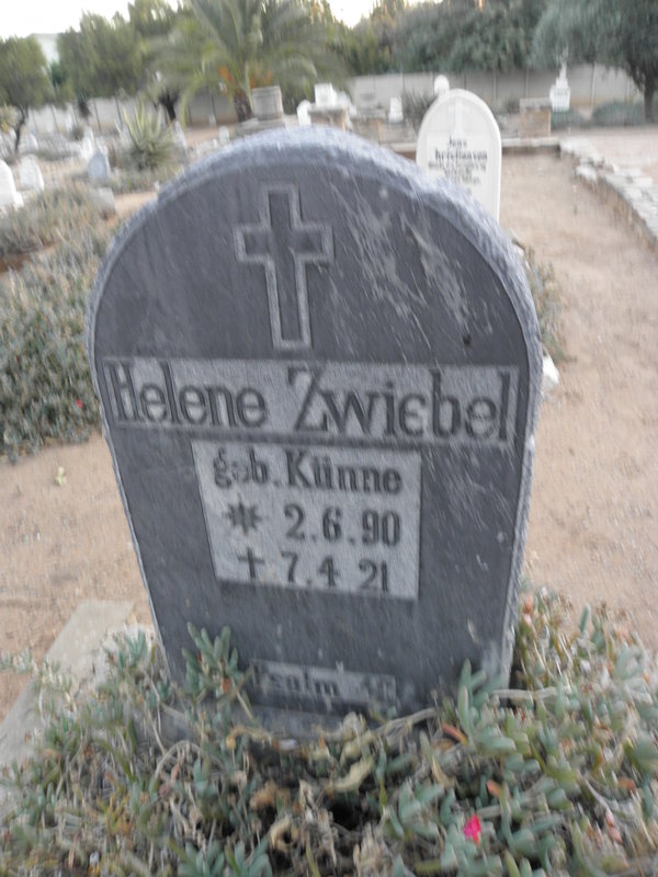 ZWIEBEL Helene nee KUNNE 1890-1921