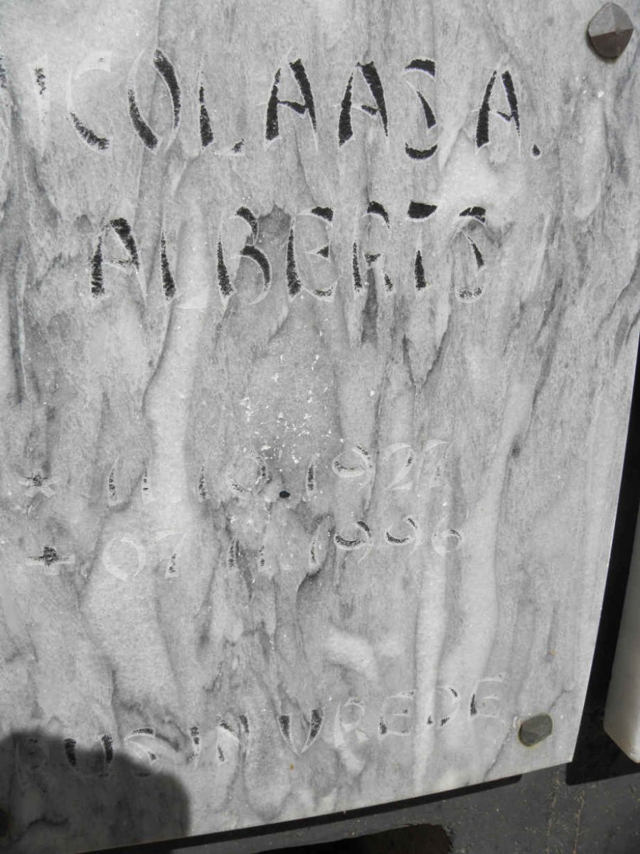 ALBERTS Nicolaas 1927-1996