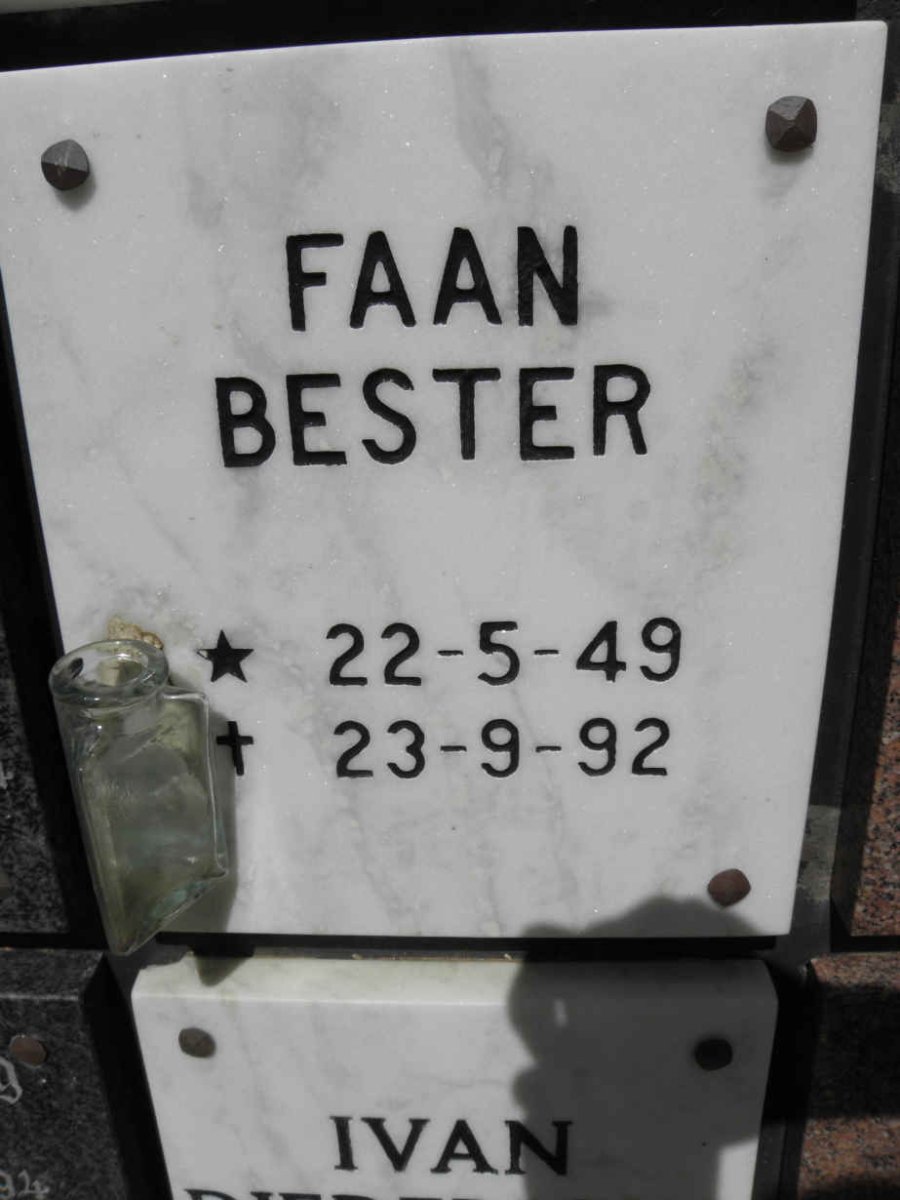 BESTER Faan 1949-1992