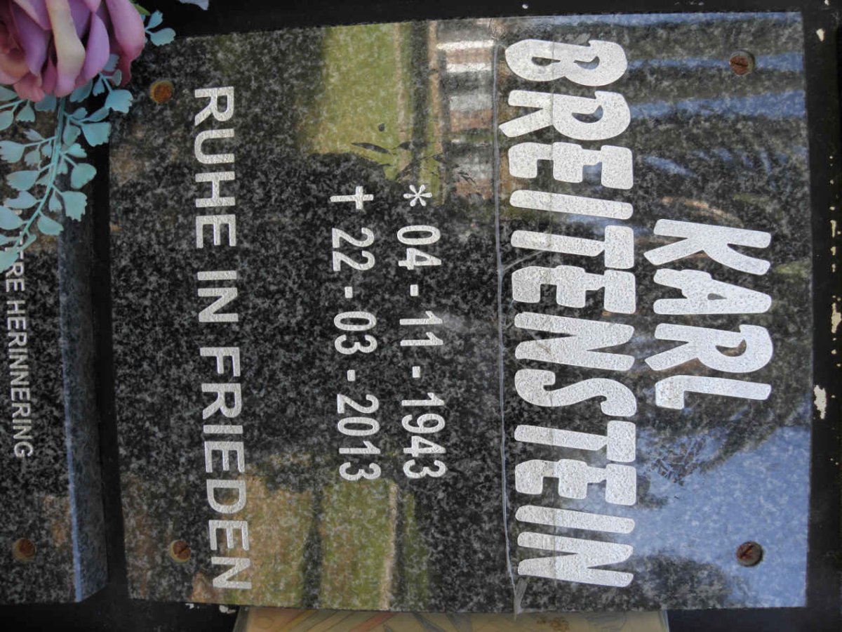 BREITENSTEIN Karl 1943-2013