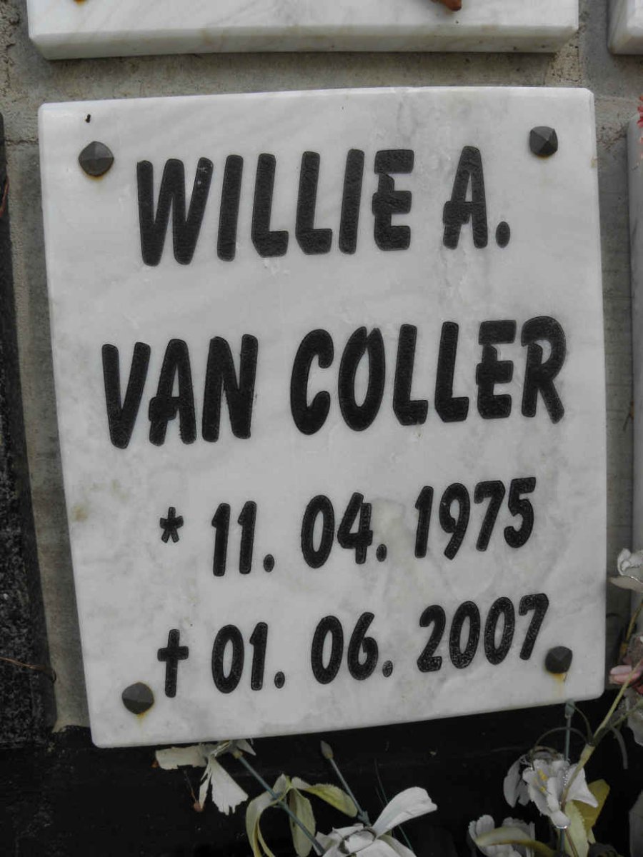 COLLER Willie A., van 1975-2007