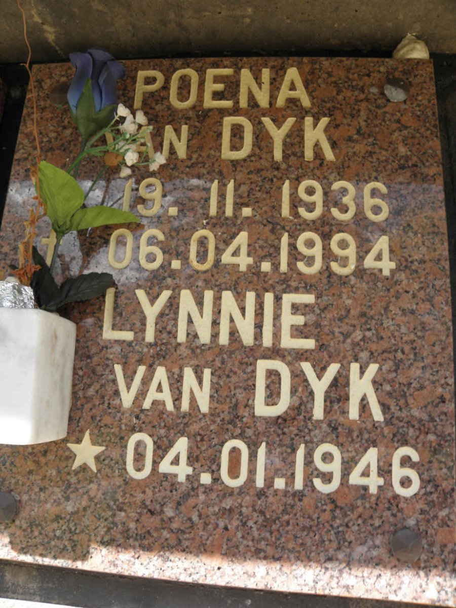 DYK Poena, van 1936-1994 &amp; Lynnie 1946-