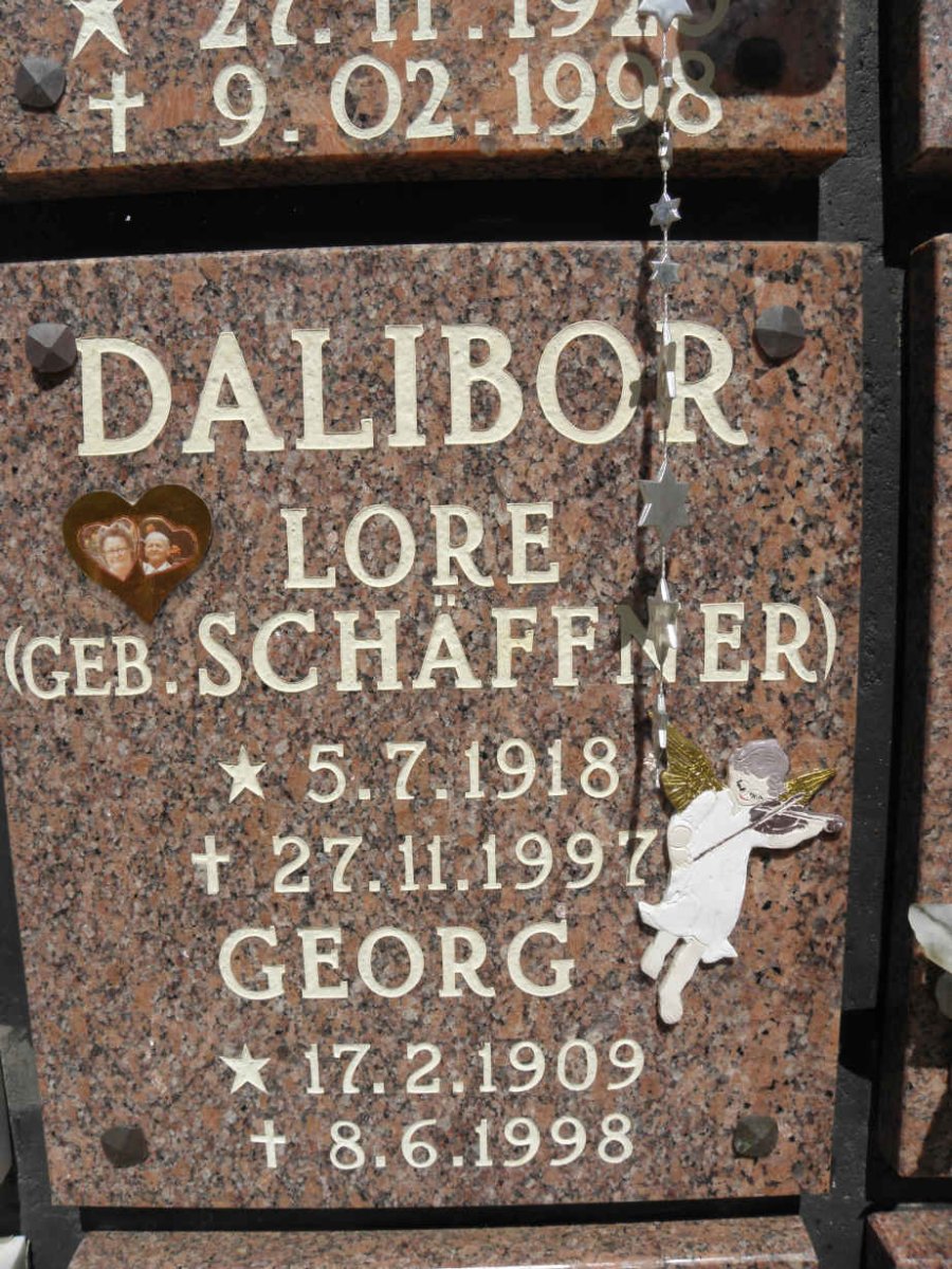 DALIBOR Georg 1909-1998 &amp;  Lore SCHÄFFNER 1918-1997