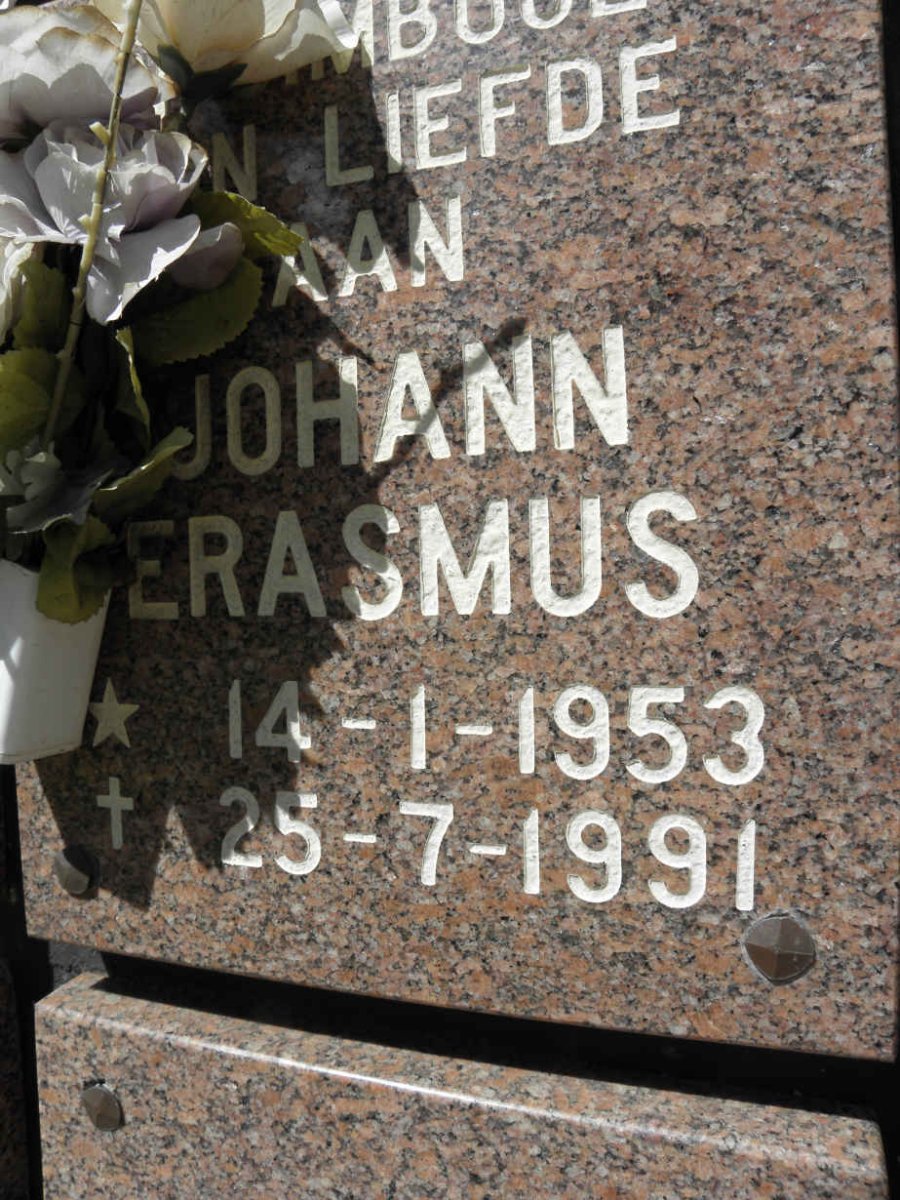 ERASMUS Johann 1953-1991