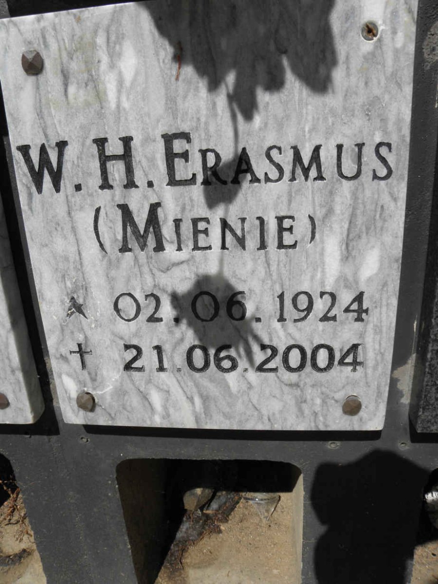 ERASMUS W.H. 1924-2004