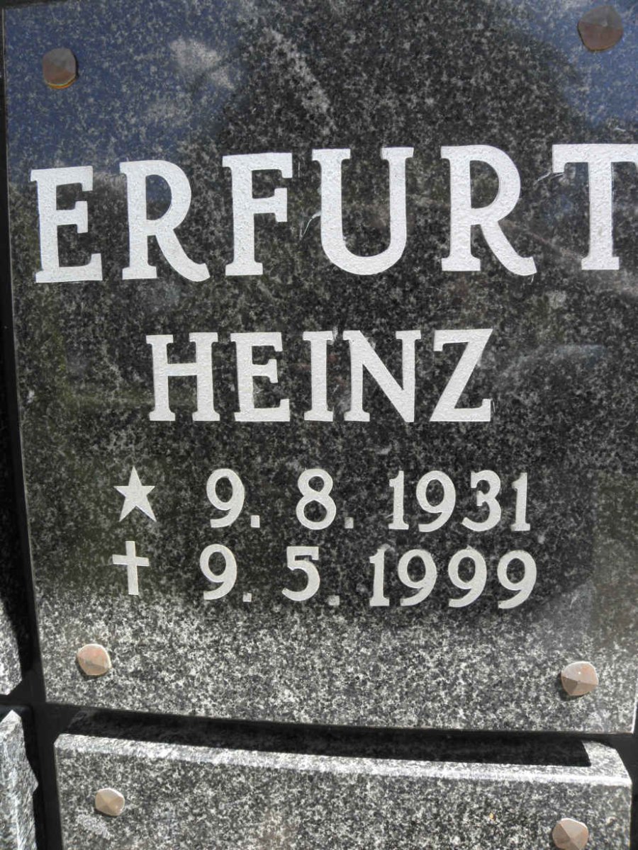 ERFURT Heinz 1931-1999