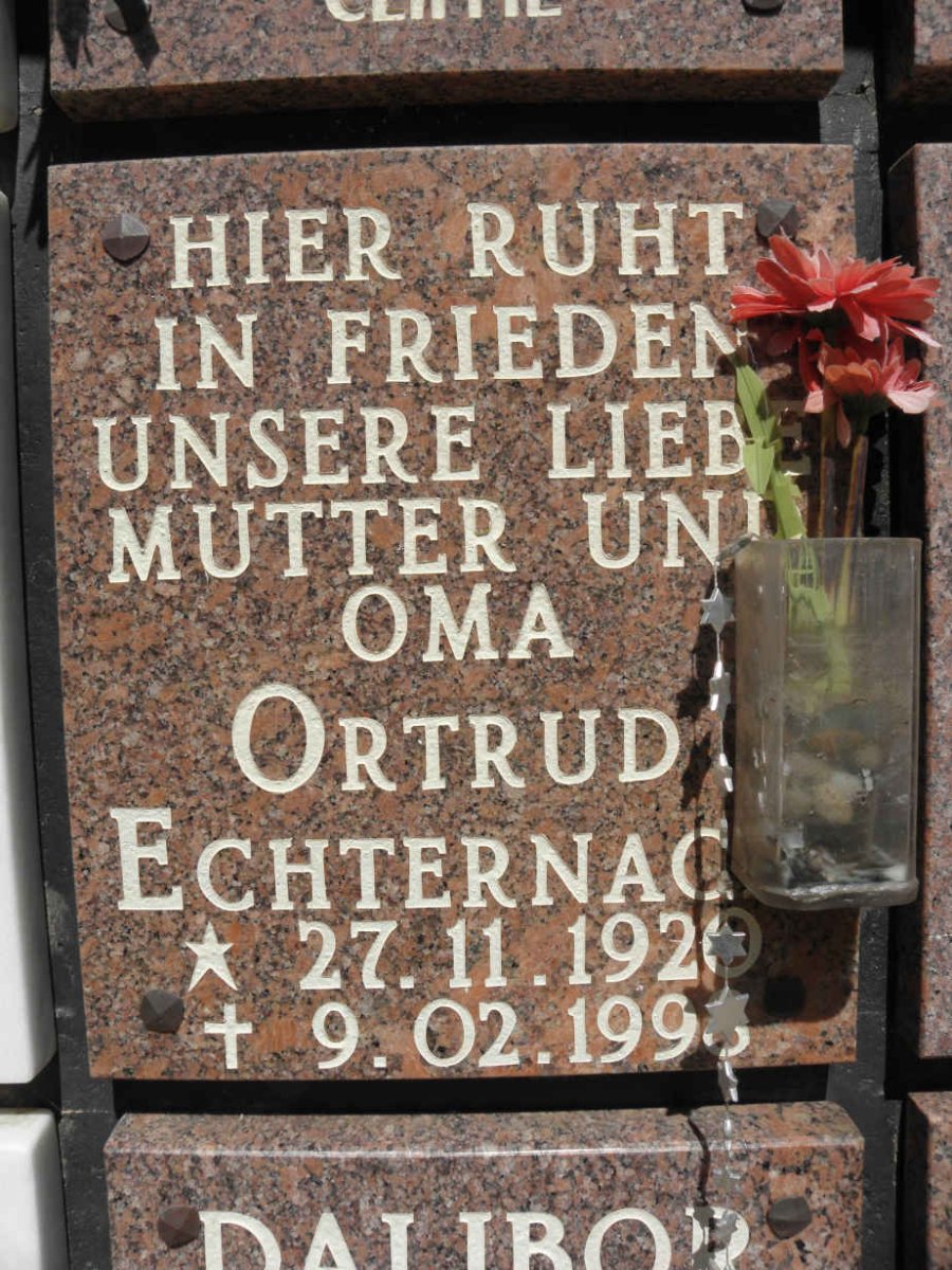 ECHTERNAG? Ortrud 1920-199?