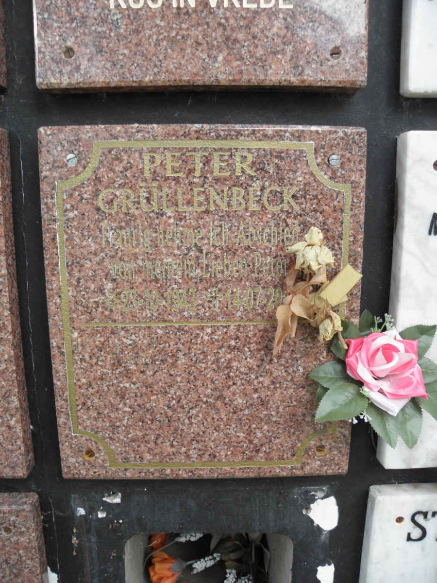 GRÜLLENBECK Peter 1943-20??