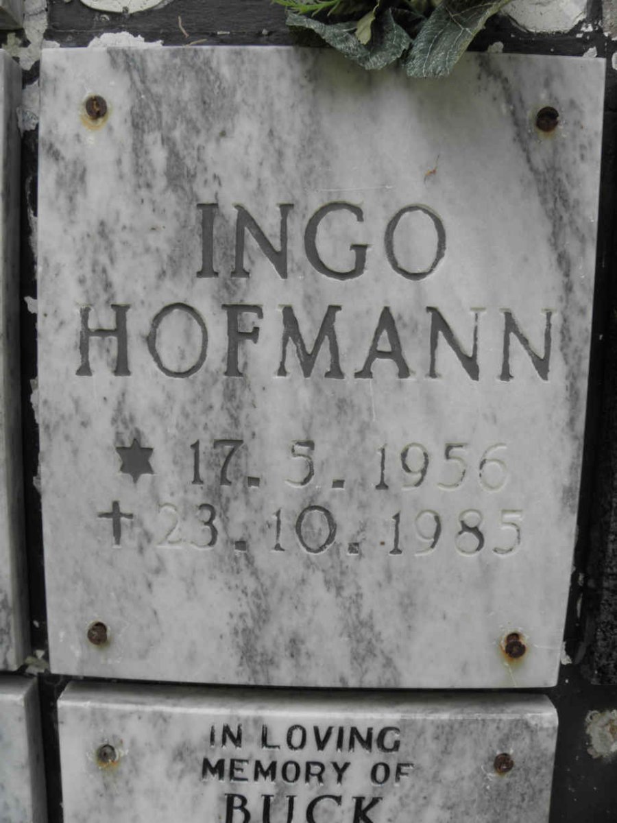 HOFMANN Ingo 1956-1985