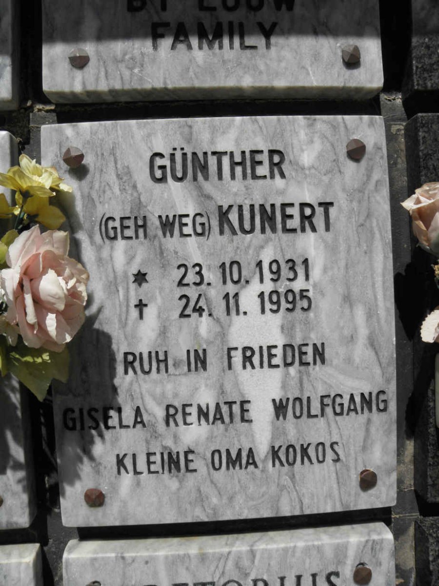 KUNERT Günther 1931-1995