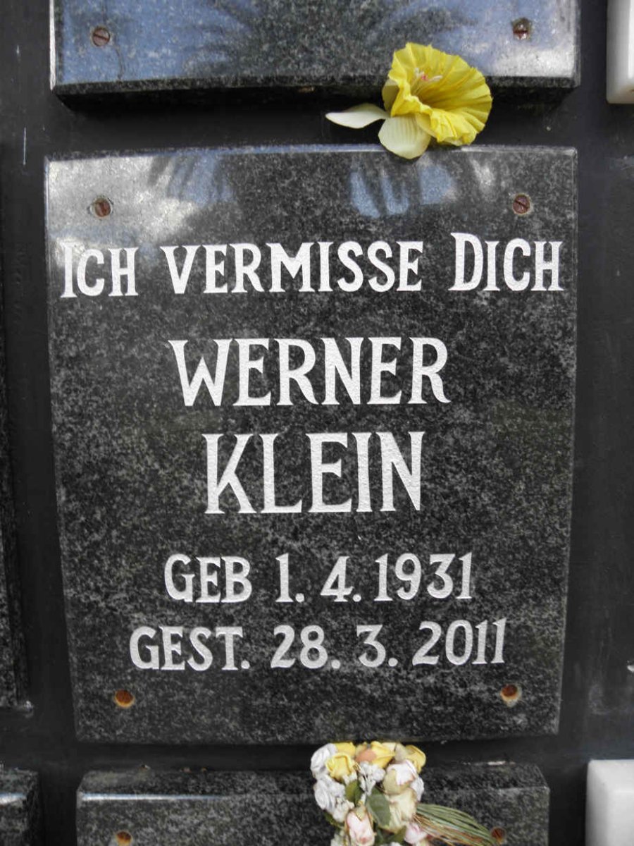 KLEIN Werner 1931-2011