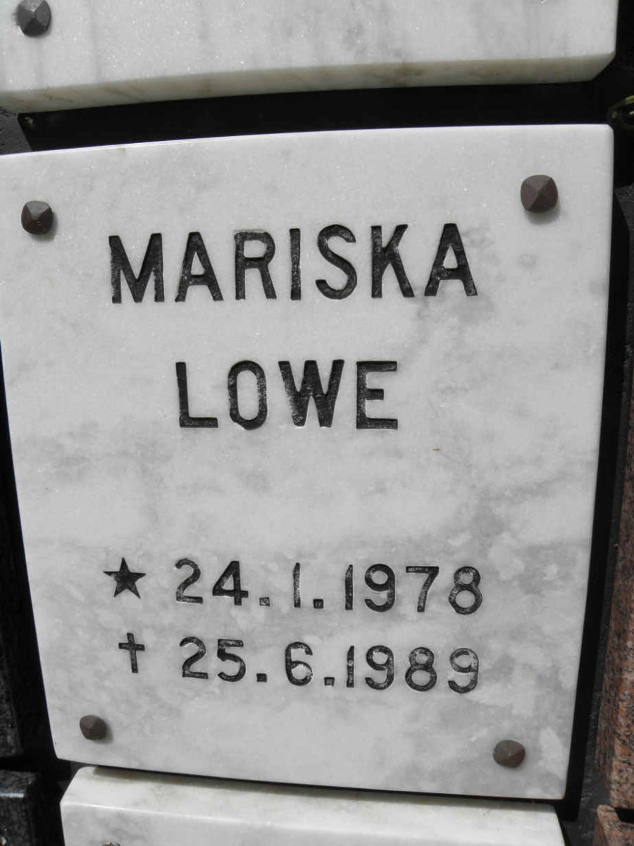 LOWE Mariska 1978-1989