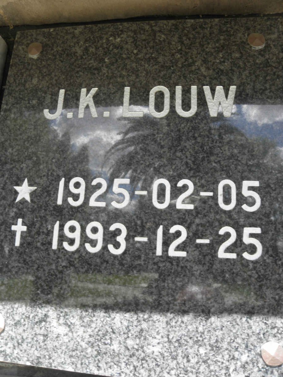 LOUW J.K. 1925-1993