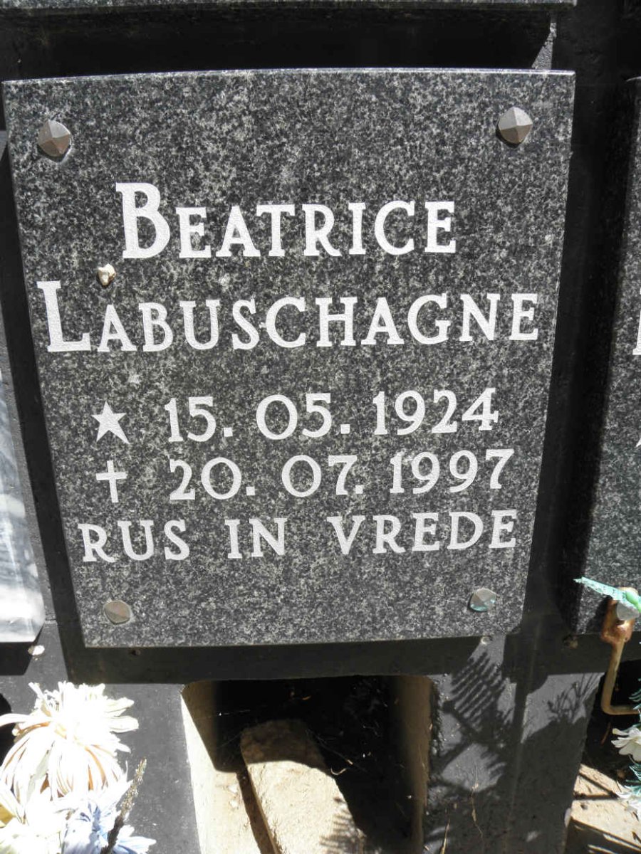 LABUSCHAGNE Beatrice 1924-1997