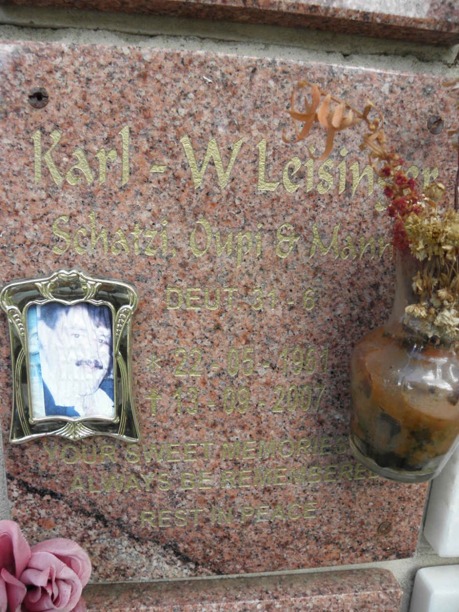 LEISINGER Karl-W. 1961-2007