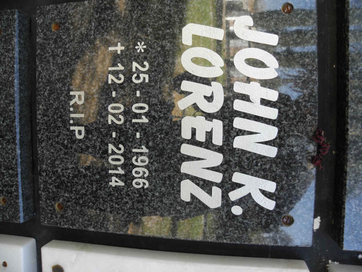 LORENZ John K. 1966-2014