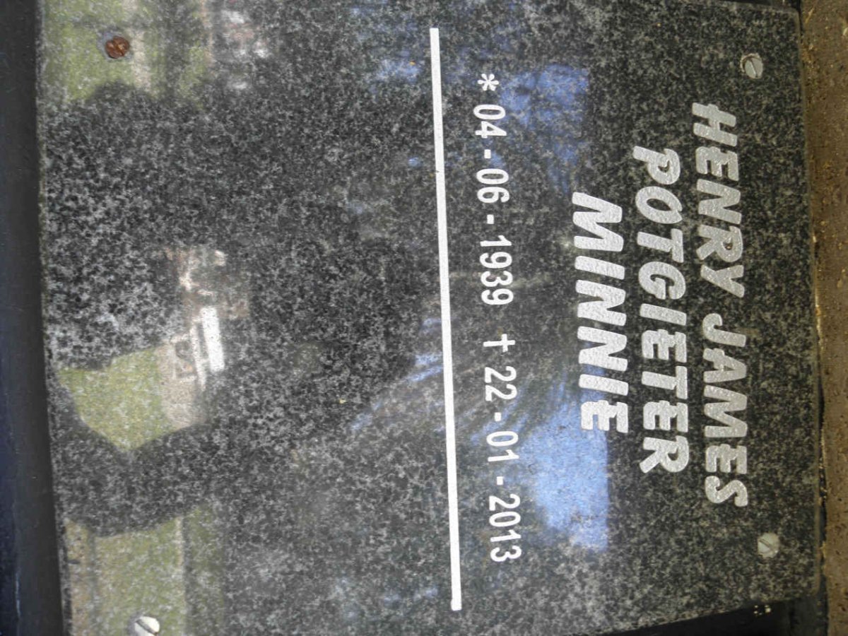 MINNIE Henry James, POTGIETER 1939-2013