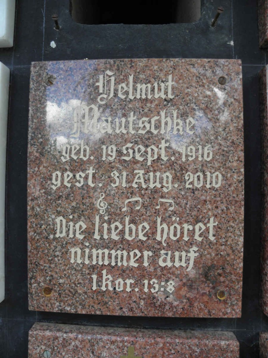 MAUTSCHKE Helmut 1916-2010