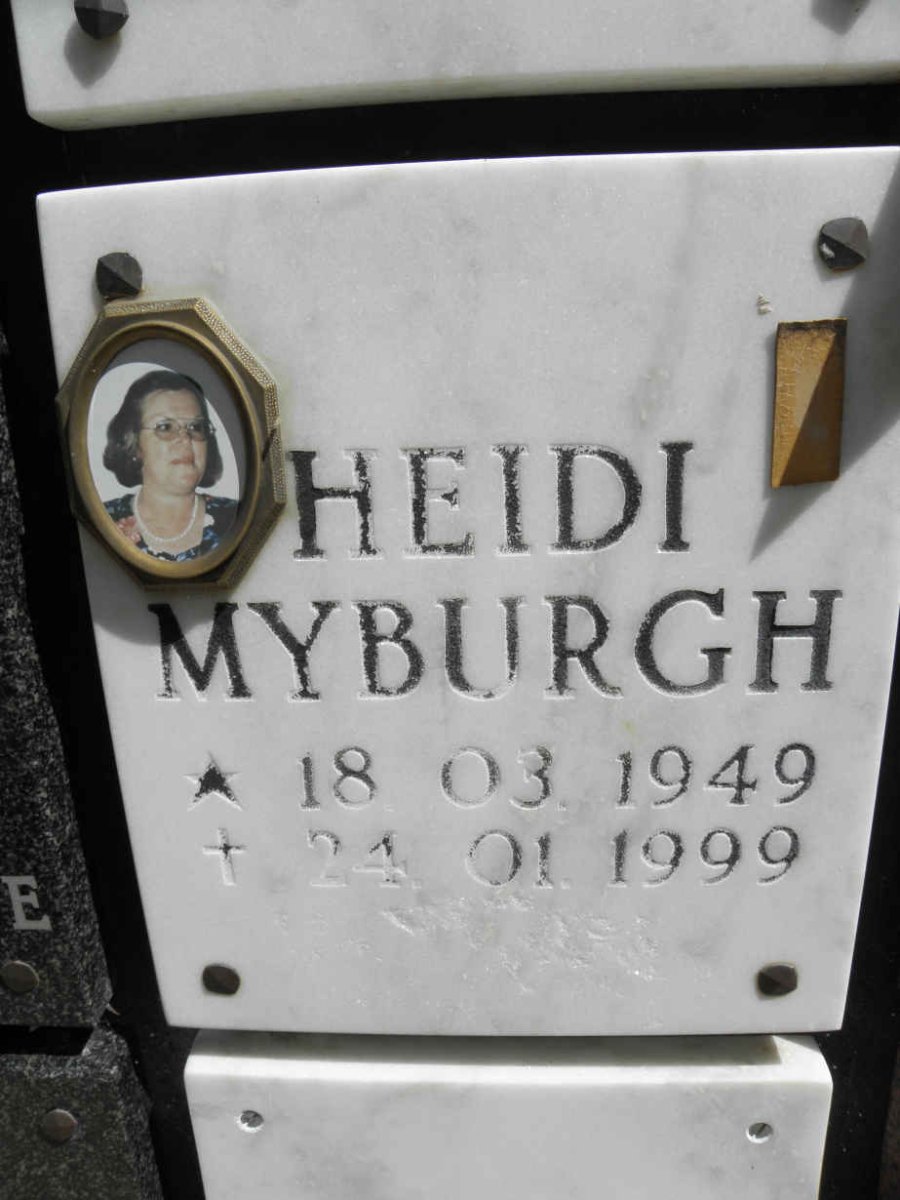 MYBURGH Heidi 1949-1999