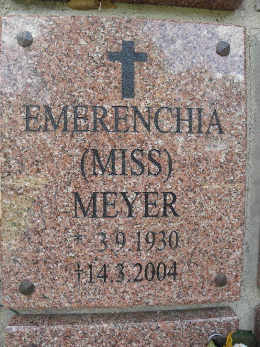 MEYER Emerenchia 1930-2004