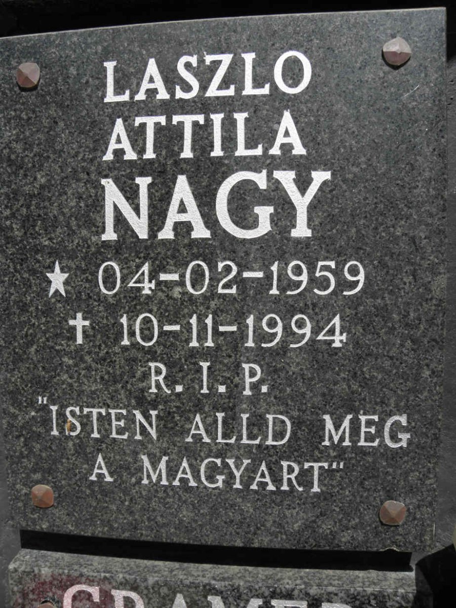 NAGY Laszlo Attila 1959-1994