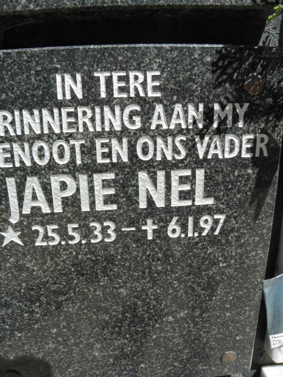 NEL Japie 1933-1997