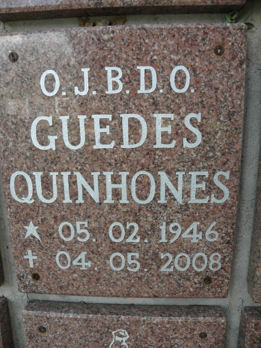 QUINHONES O.J.B.D.O. Guedes 1946-2008
