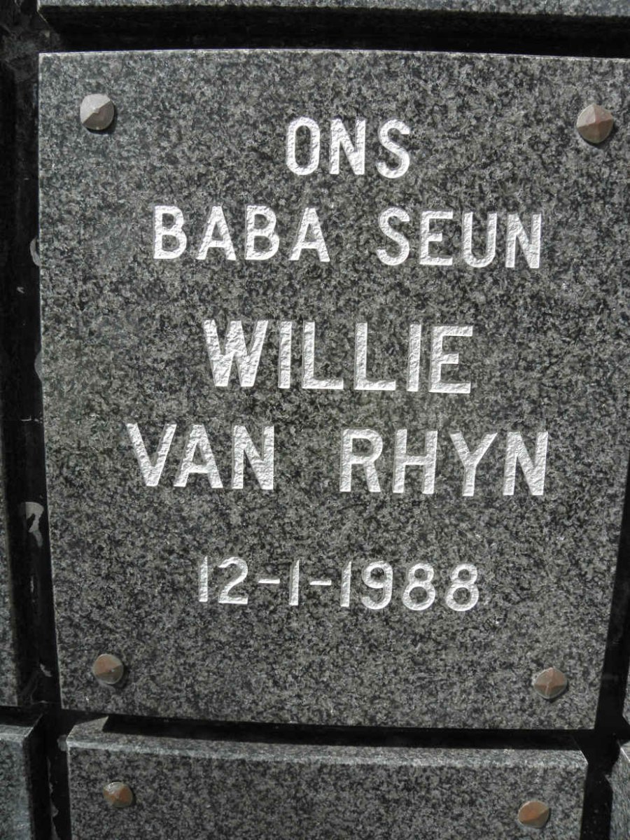 RHYN Willie, van -1988
