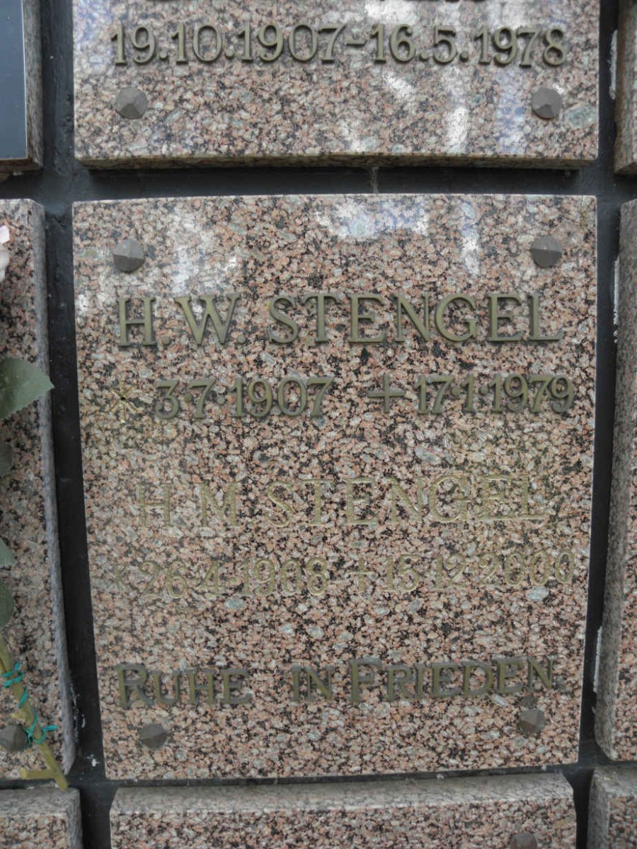 STENGEL H.W. 1907-1979