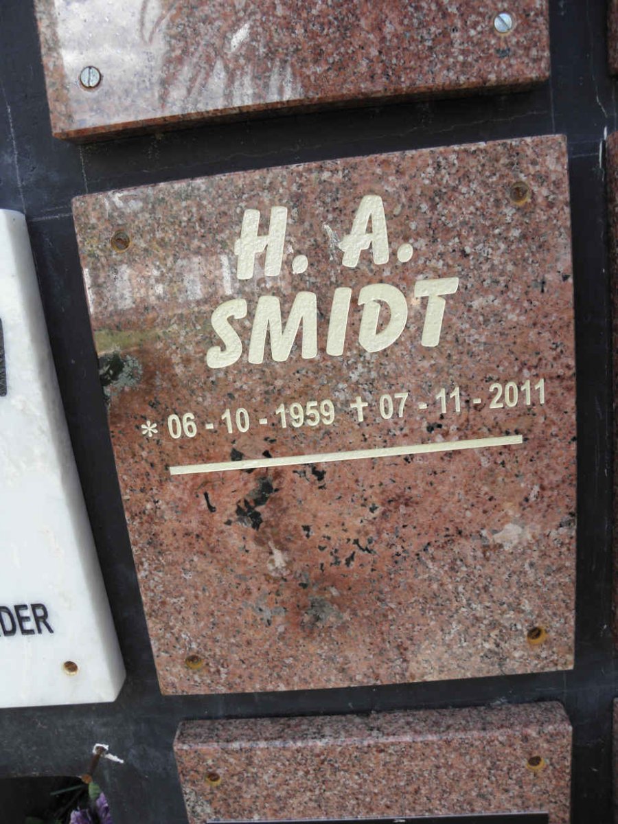 SMIDT H.A. 1959-2011