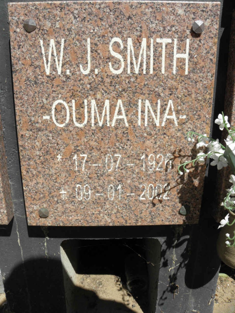 SMITH W.J. 1926-2002