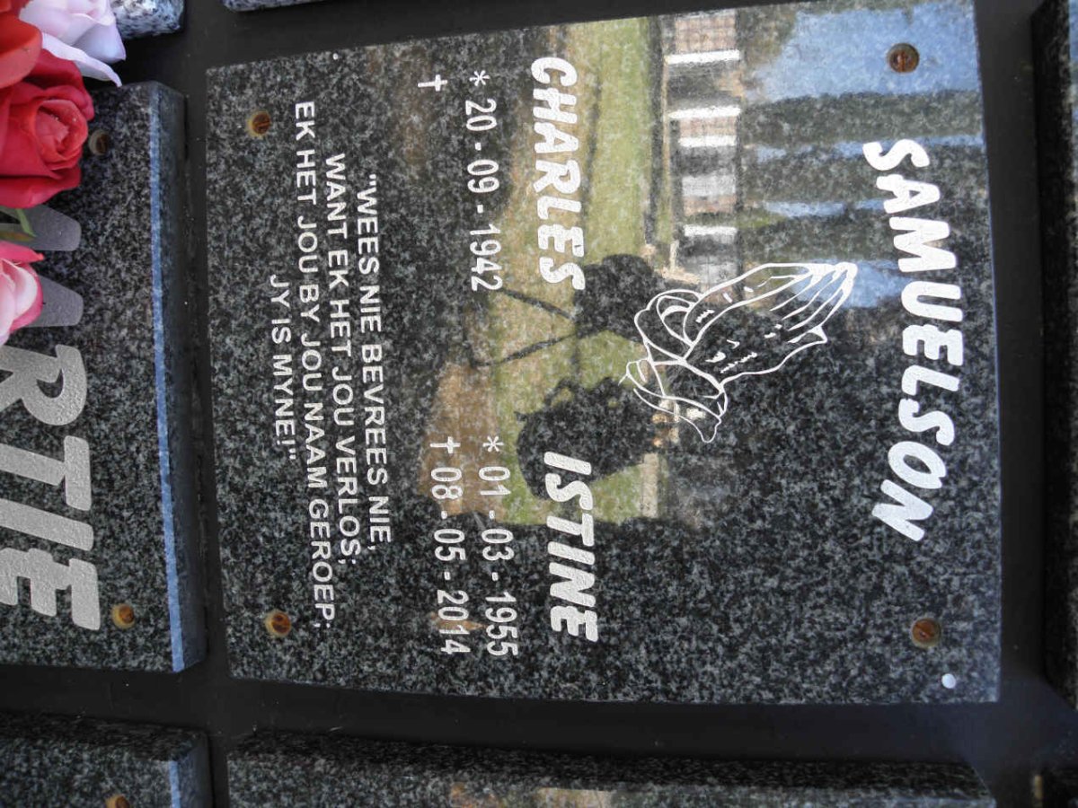 SAMUELSON Charles 1942- &amp; Istine 1955-2014