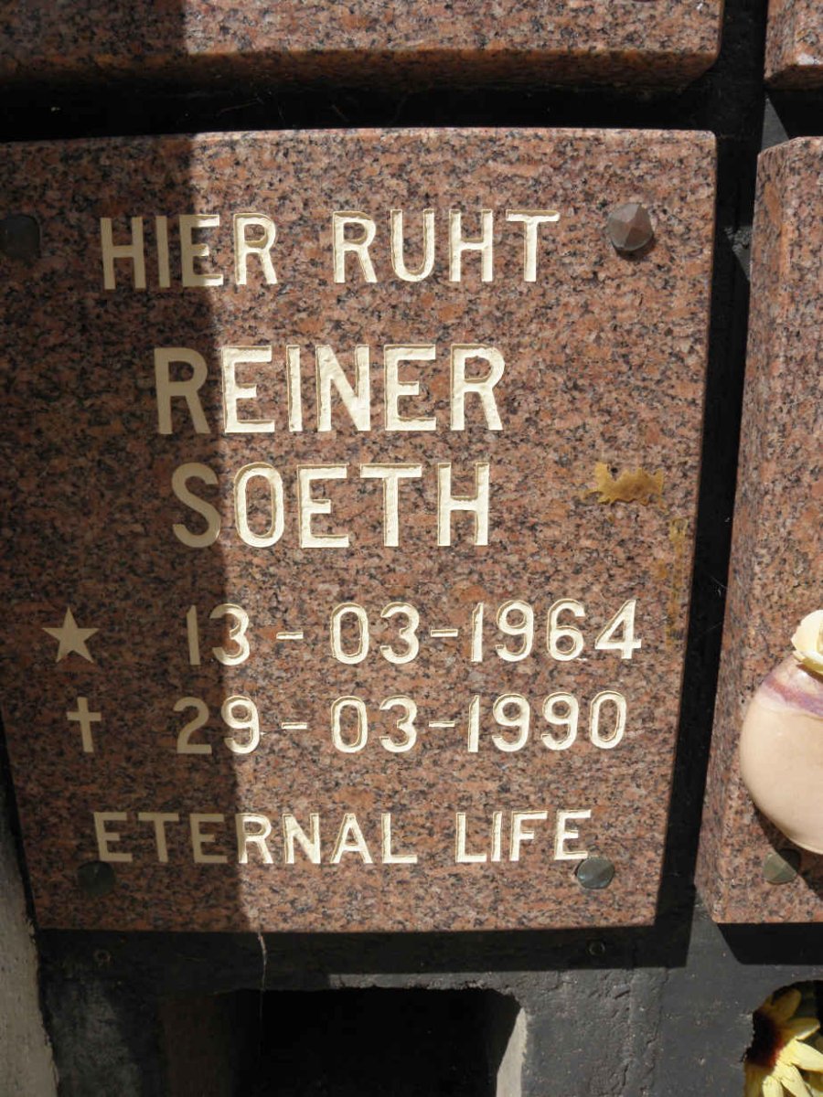 SOETH Reiner 1964-1990