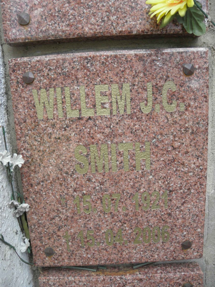 SMITH Willem J.C. 1921-2006