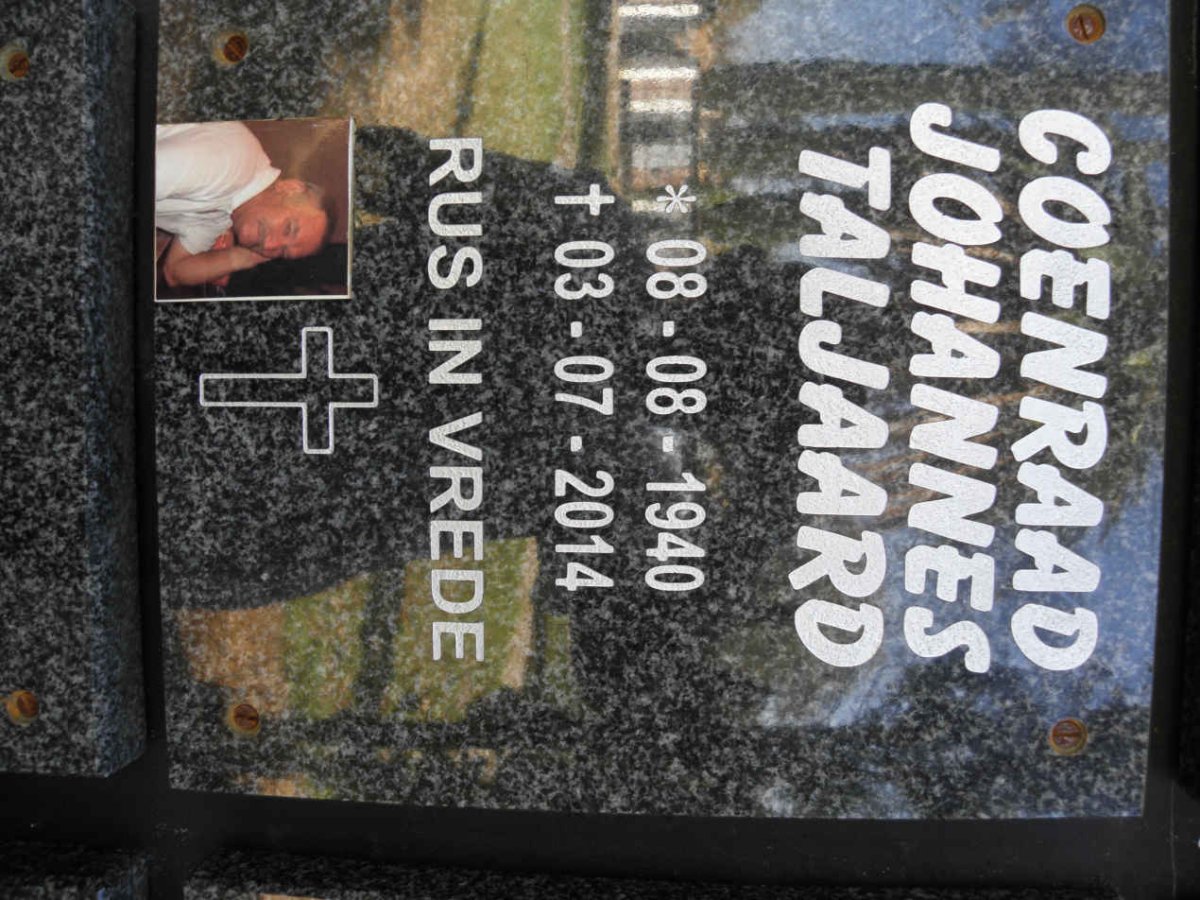 TALJAARD Coenraad Johannes 1940-2014