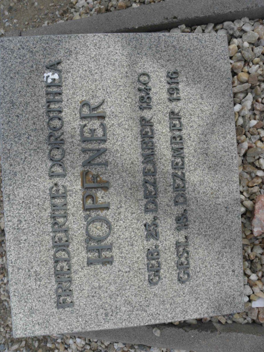 HÖPFNER Friederike Dorothea 1840-1916