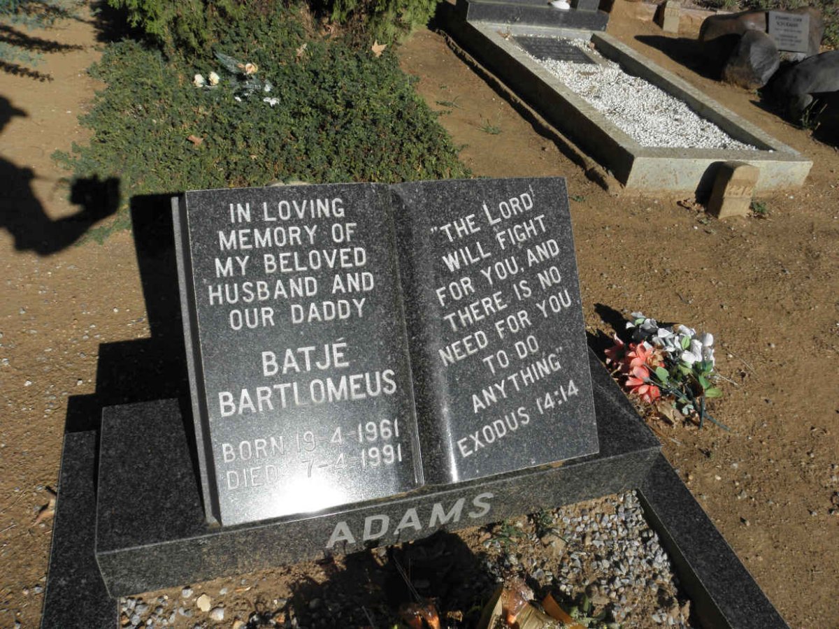 ADAMS Batjé Bartlomeus 1961-1991
