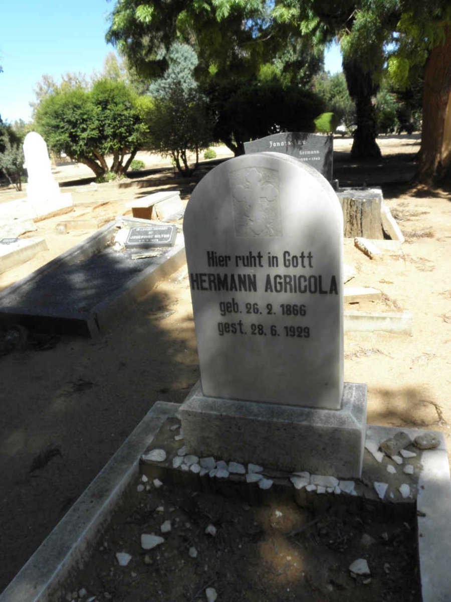 AGRICOLA Hermann 1866-1929
