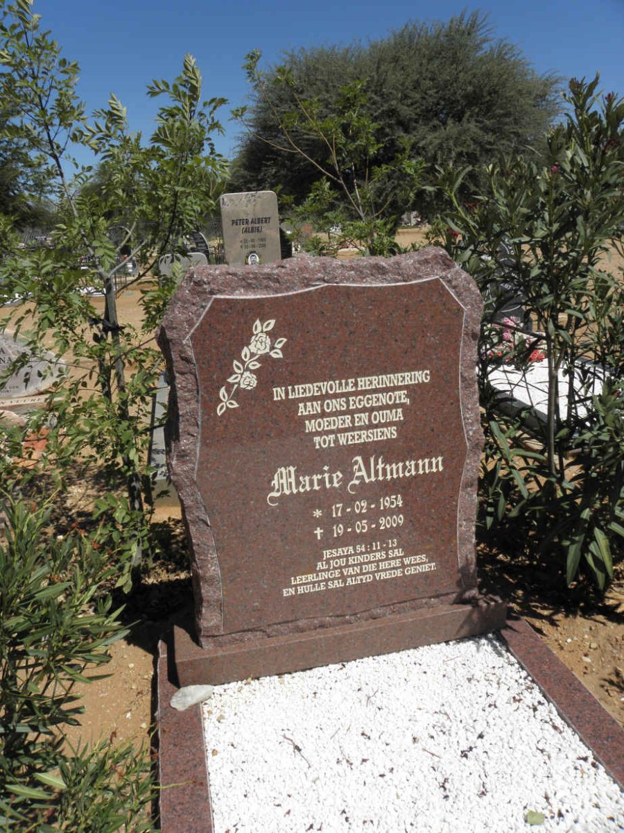 ALTMANN Marie 1954-2009