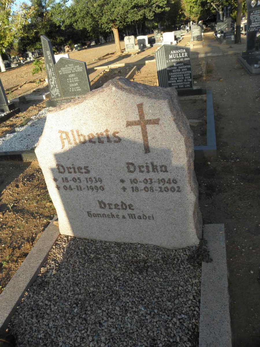 ALBERTS Dries 1939-1990 &amp; Drika 1946-2002