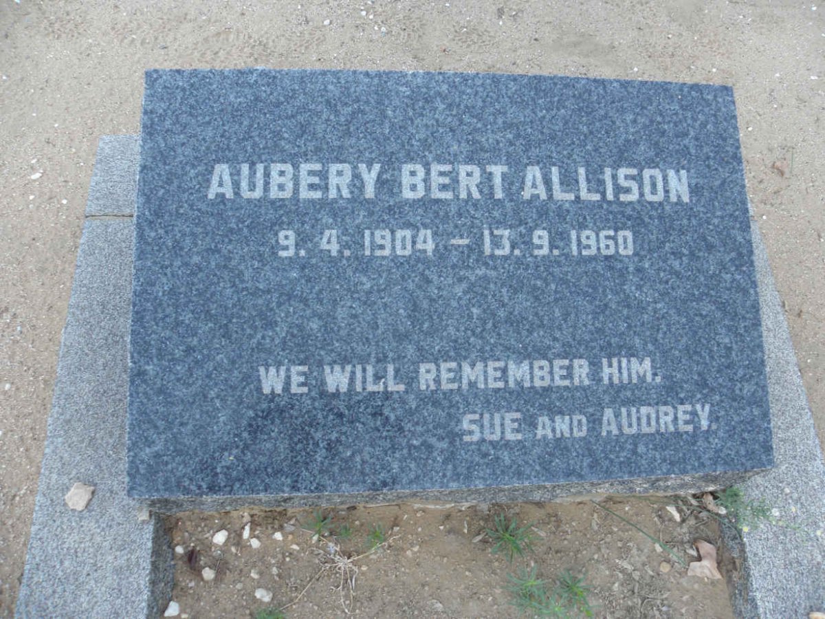 ALLISON Aubrey Bert 1904-1960