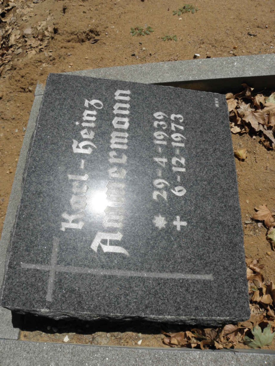 AMMERMANN Karl-Heinz 1939-1973