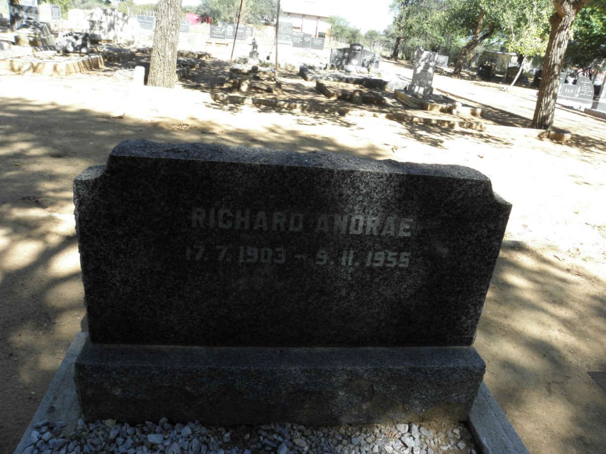 ANDRAE Richard 1903-1955