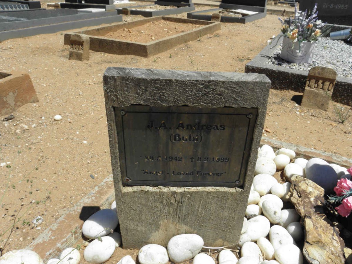 ANDREAS J.A. 1942-1999