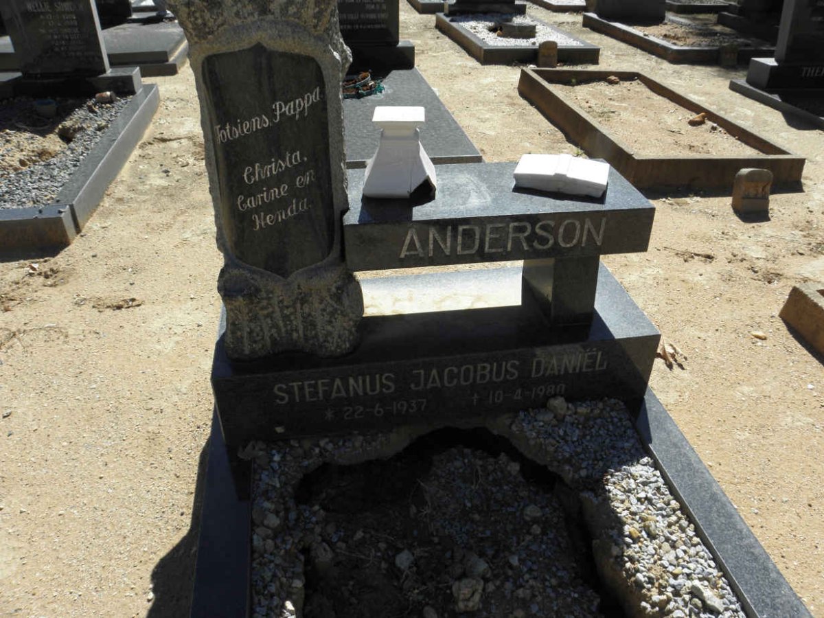 ANDERSON Stefanus Jacobus Daniël 1937-1980