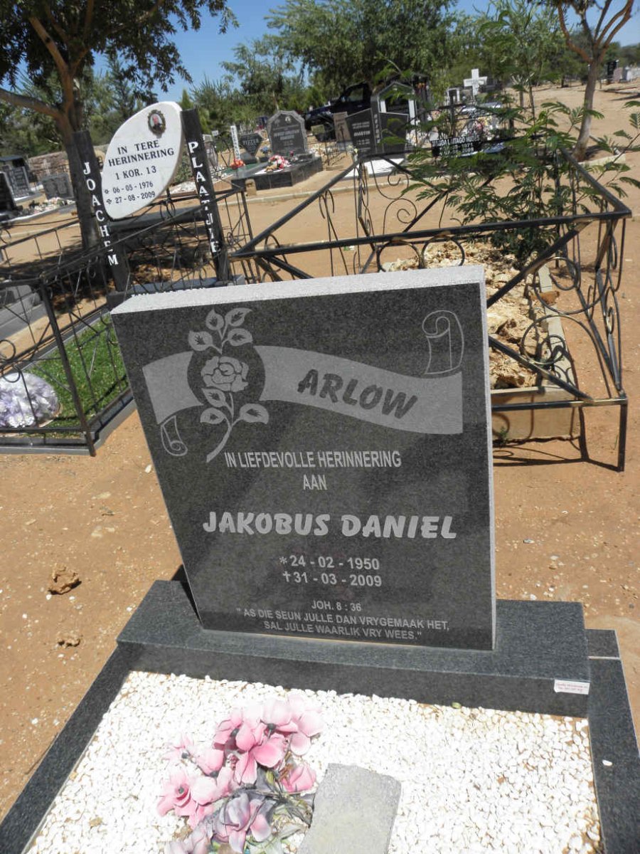 ARLOW Jakobus Daniel 1950-2009