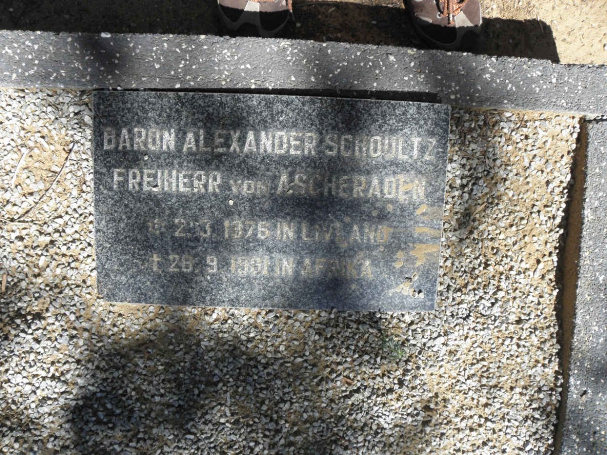 ASCHERADEN Alexander Schoultz, von 1876-1961