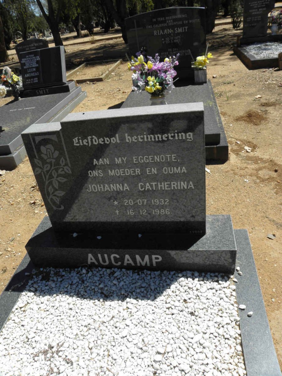AUCAMP Johanna Catherina 1932-1986